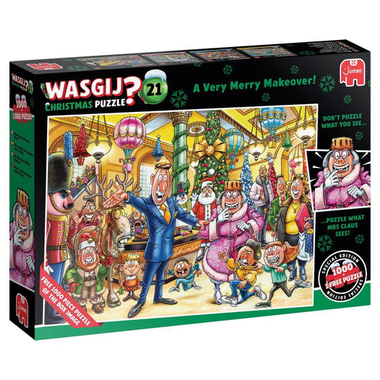 Wasgij Christmas 21: Eine fröhliche Verwandlung! (2x1000 Teile)