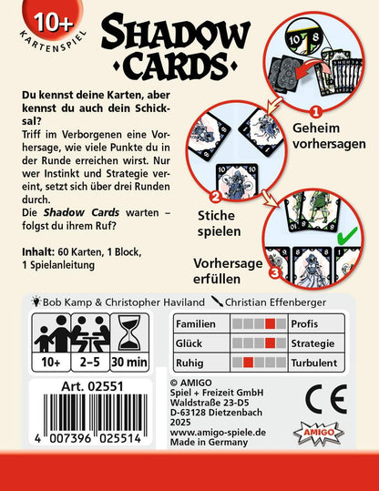 Shadow Cards, deutsch