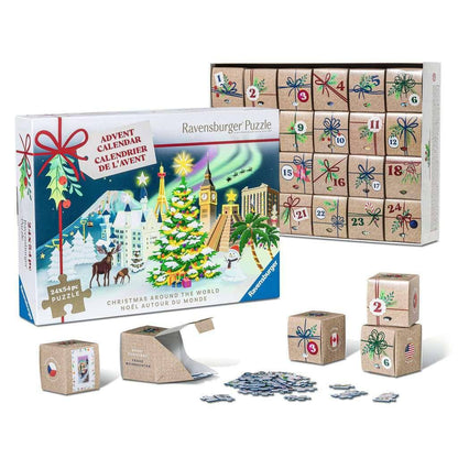 Puzzle-Adventskalender 24 x 54 Teile