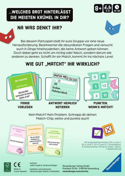 Match Me If You Can, deutsch