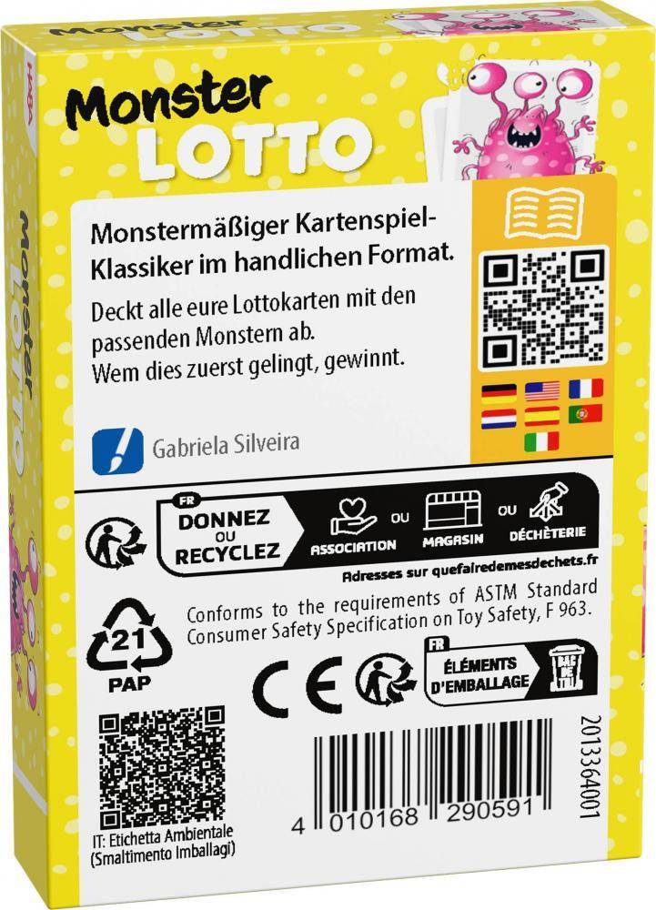 Monster Lotto, deutsch