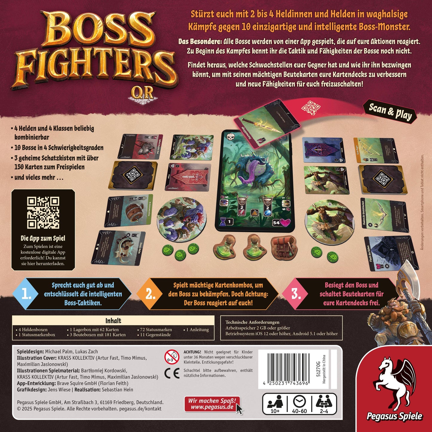 Boss Fighters QR, deutsch