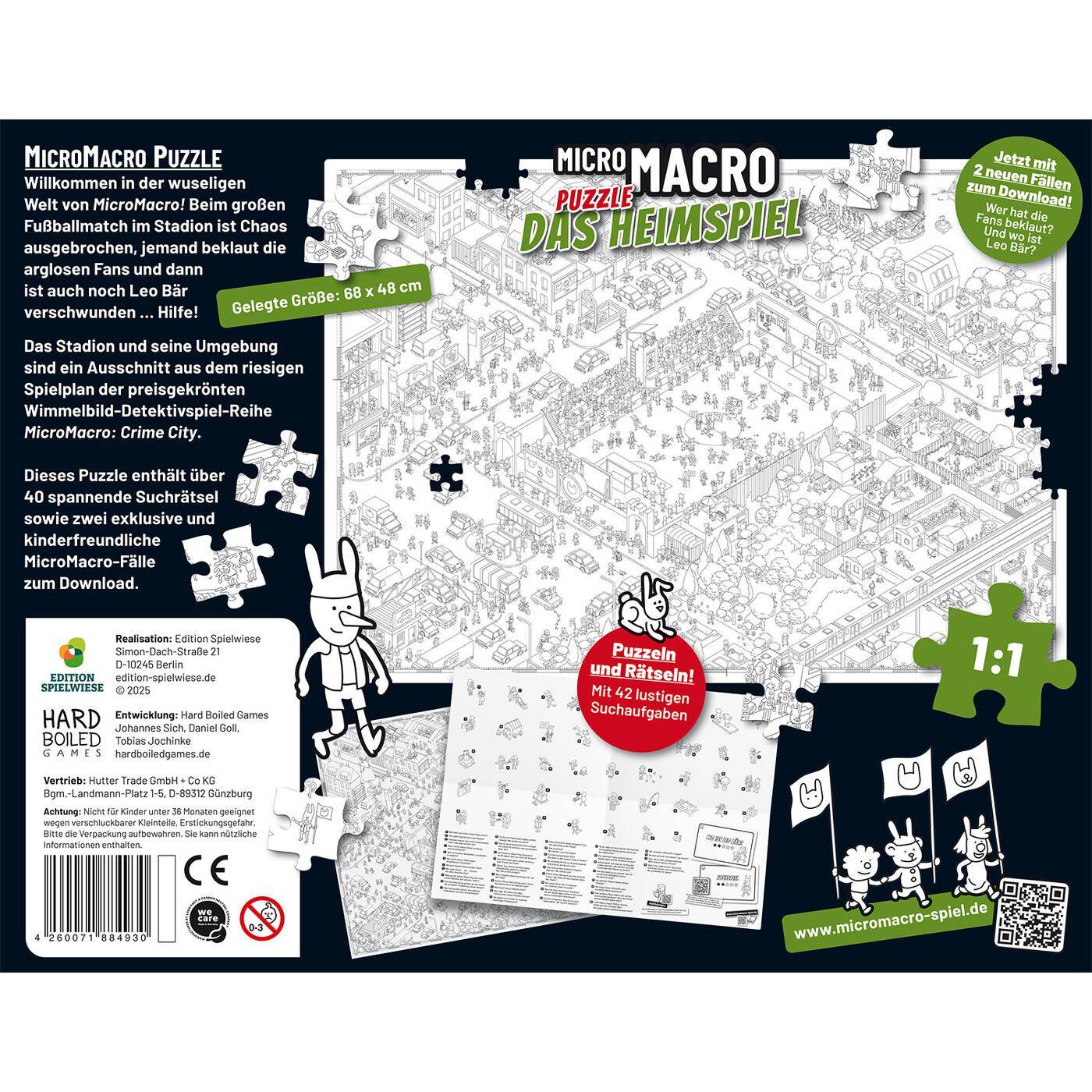 Nr. 2 - Das Heimspiel - MicroMacro: Puzzle, deutsch