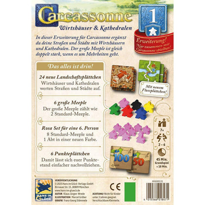 Wirtshäuser & Kathedralen (Erw. 1) - Carcassonne, deutsch (Erw.)