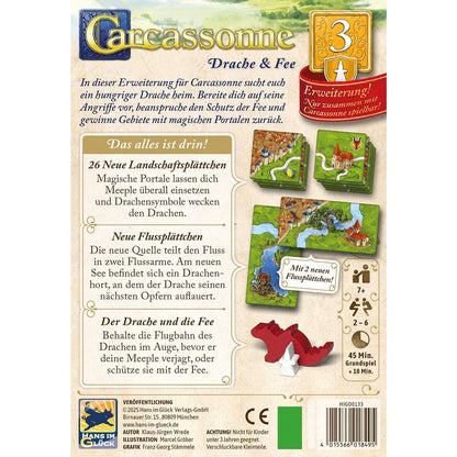 Drache & Fee (Erw. 3) - Carcassonne, deutsch (Erw.)