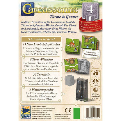 Türme & Gauner (Erw. 4) - Carcassonne, deutsch (Erw.)