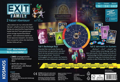 Backstage Boys/Jahrmarkt im Dunkeln - EXIT – Das Spiel Family, deutsch