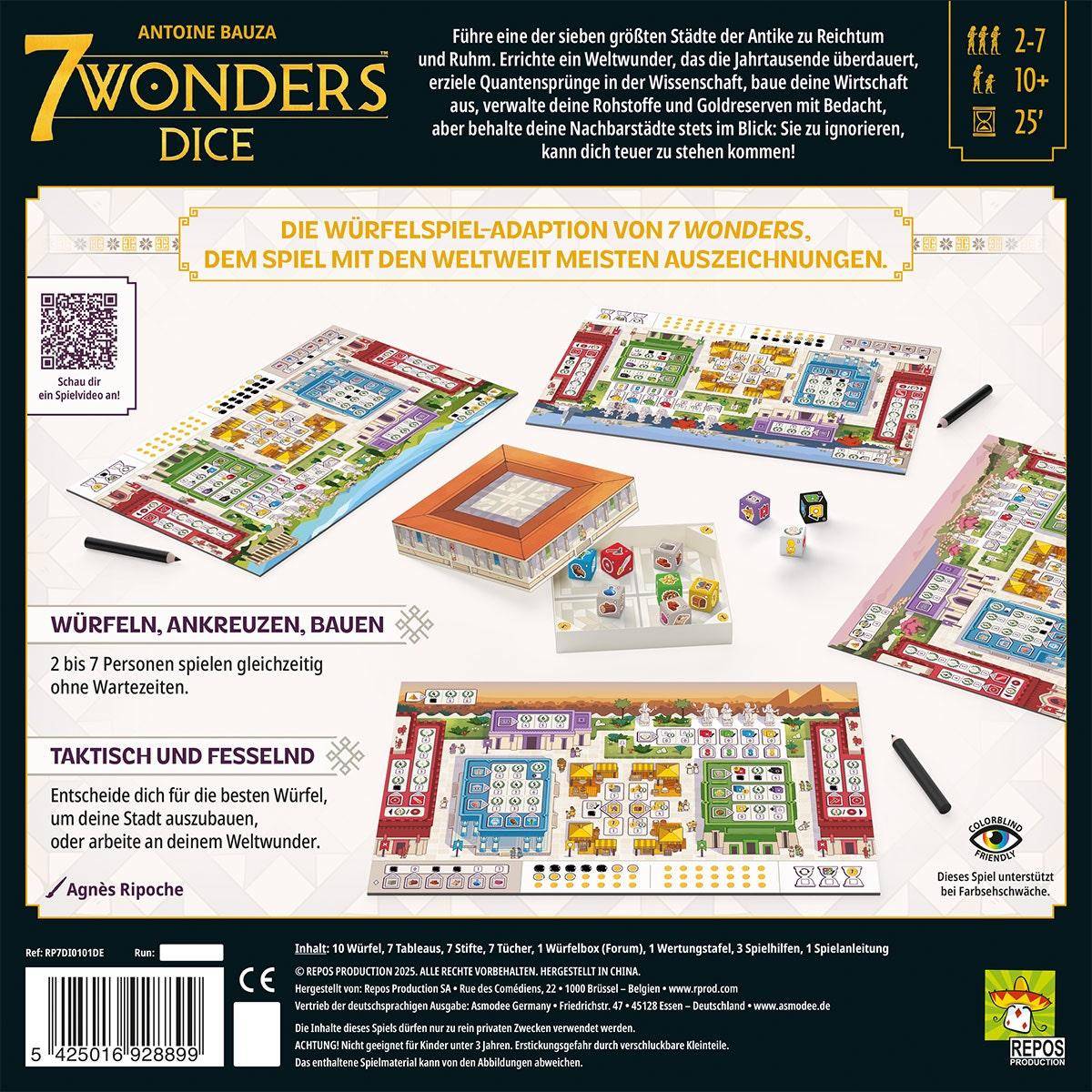 7 Wonders Dice, deutsch