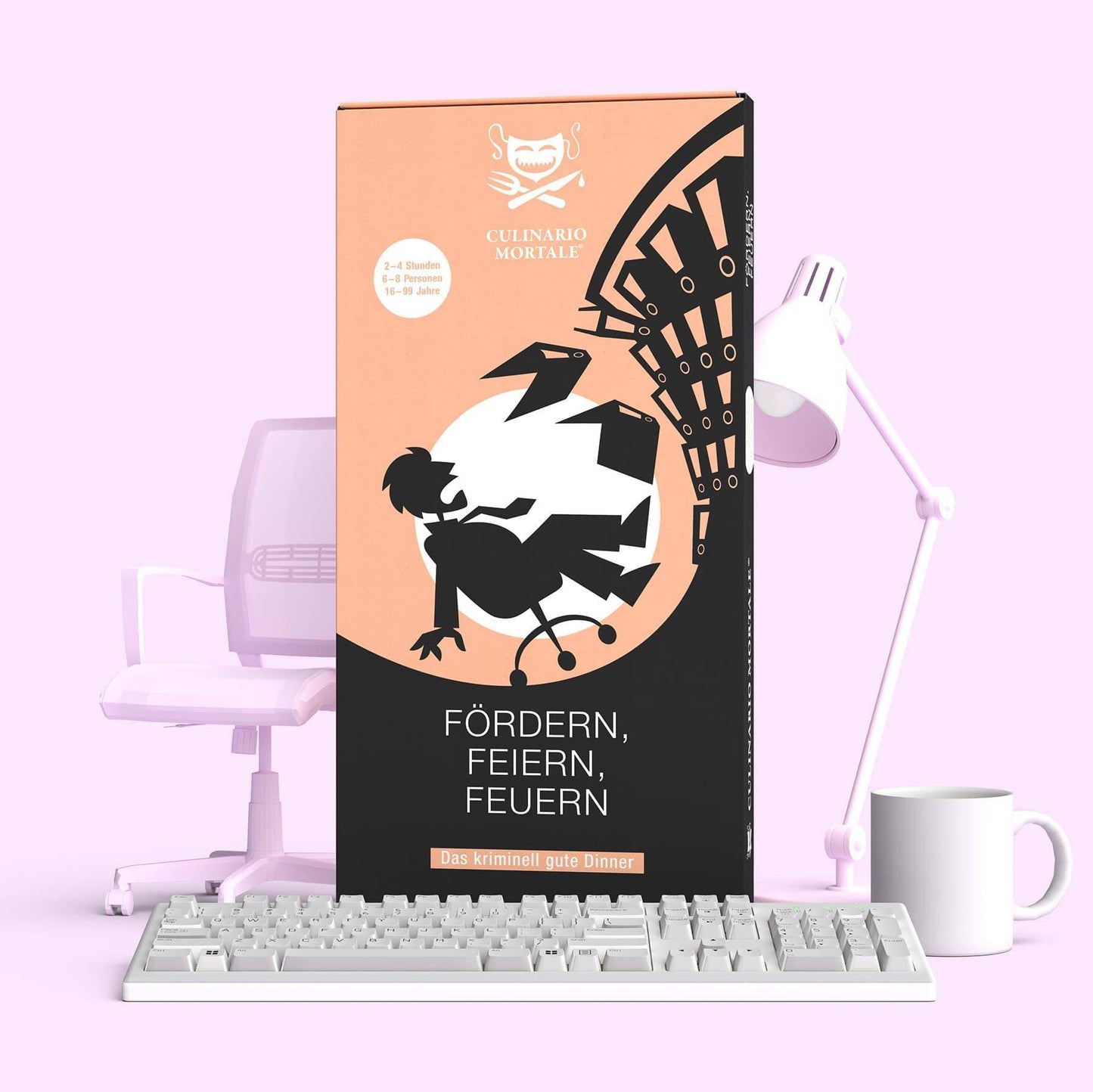 Fördern, feiern, feuern - Culinario Mortale, deutsch