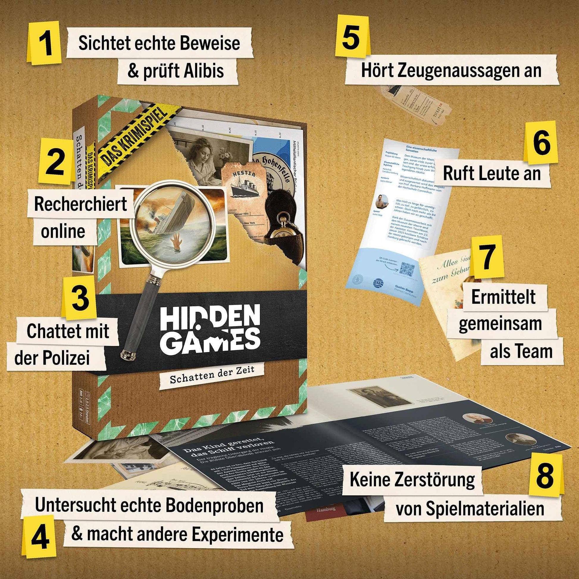 tatort spiel auf zeit Schatten der Zeit - Hidden Games Tatort, deutsch – Spieltraum Shop