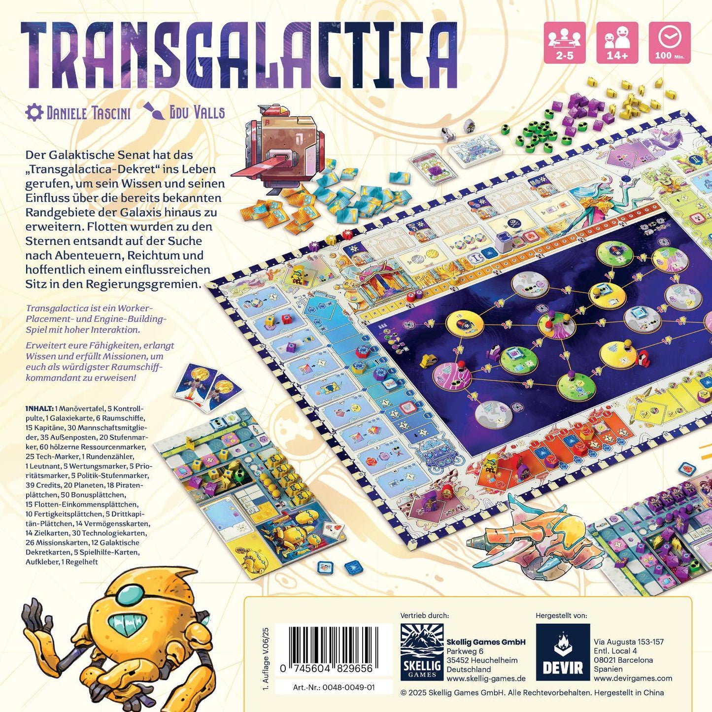 Transgalactica, deutsch