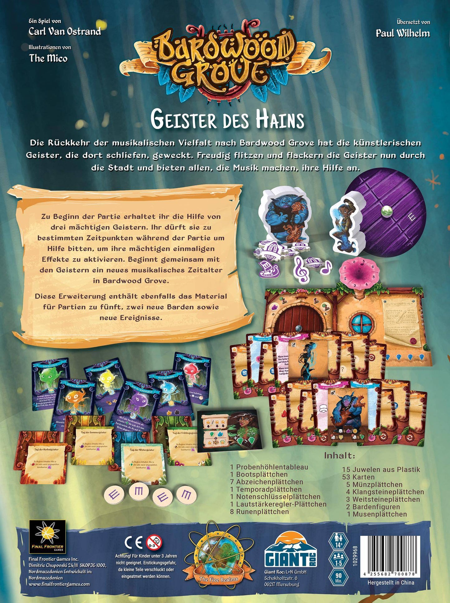 Geister des Hains - Bardwood Grove, deutsch (Erw.)