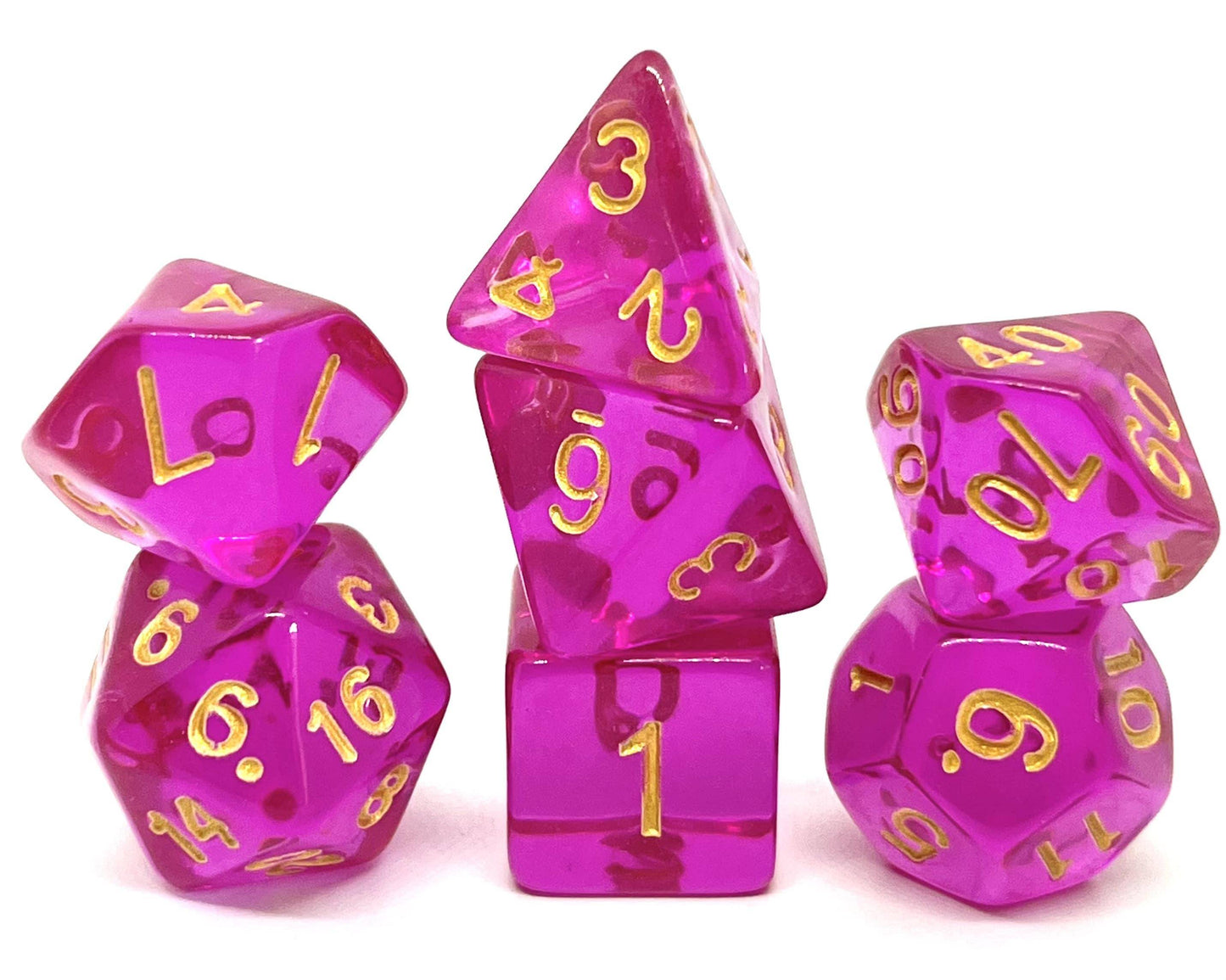 Würfelset Transparent: Bollywood (7), -