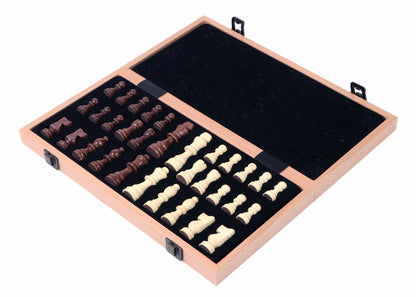 Schachkassette, Feld 42 mm, mit Randbeschriftung, sprachunabhängig