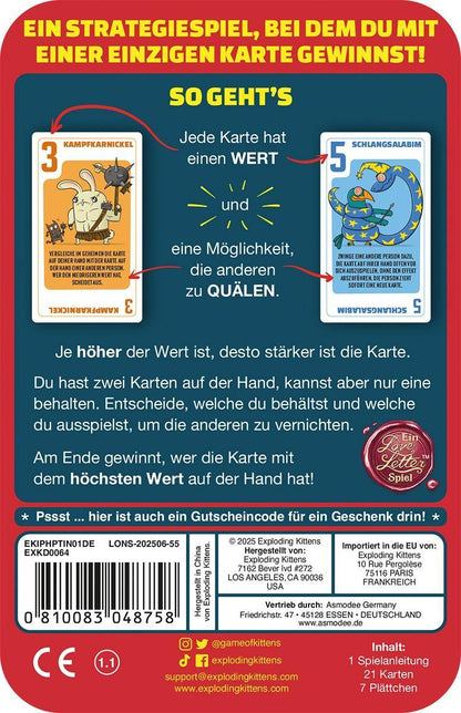 Power Hungry Pets (Tin Edition), deutsch