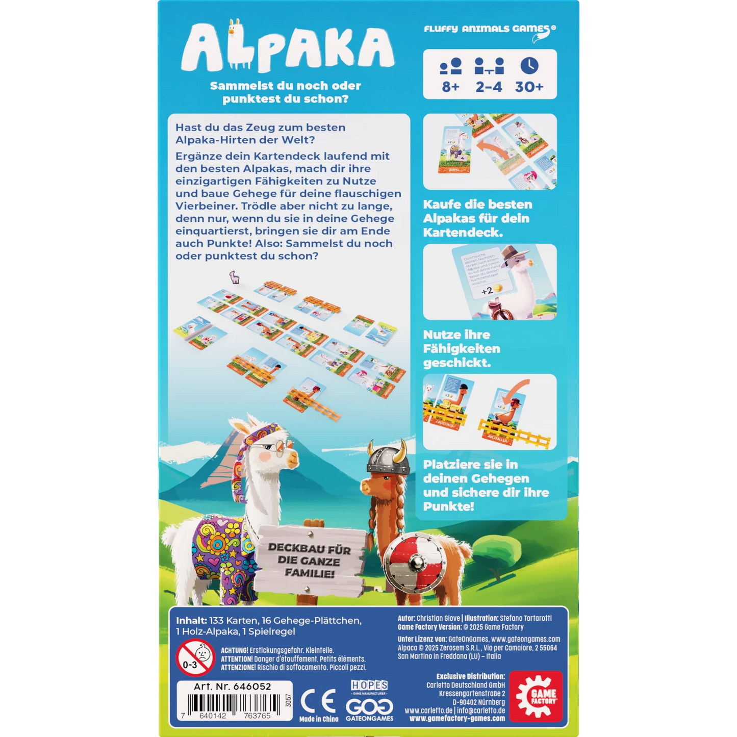 Alpaka, deutsch