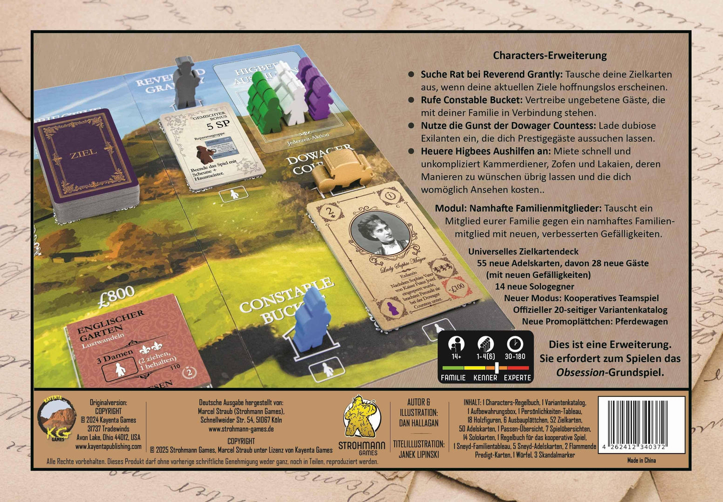 Characters - Obsession, deutsch (Erw.)