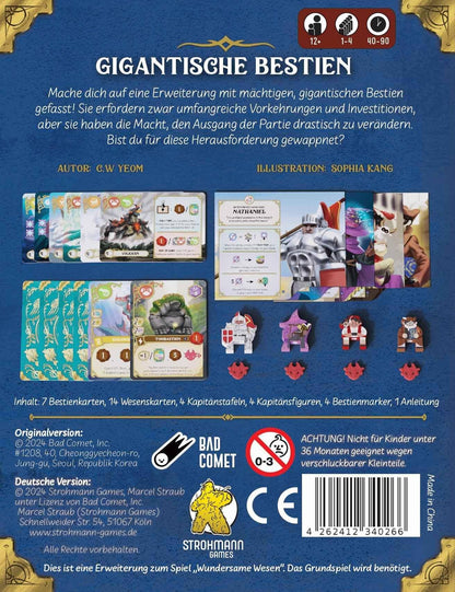 Gigantische Bestien - Wundersame Wesen, deutsch (Erw.)