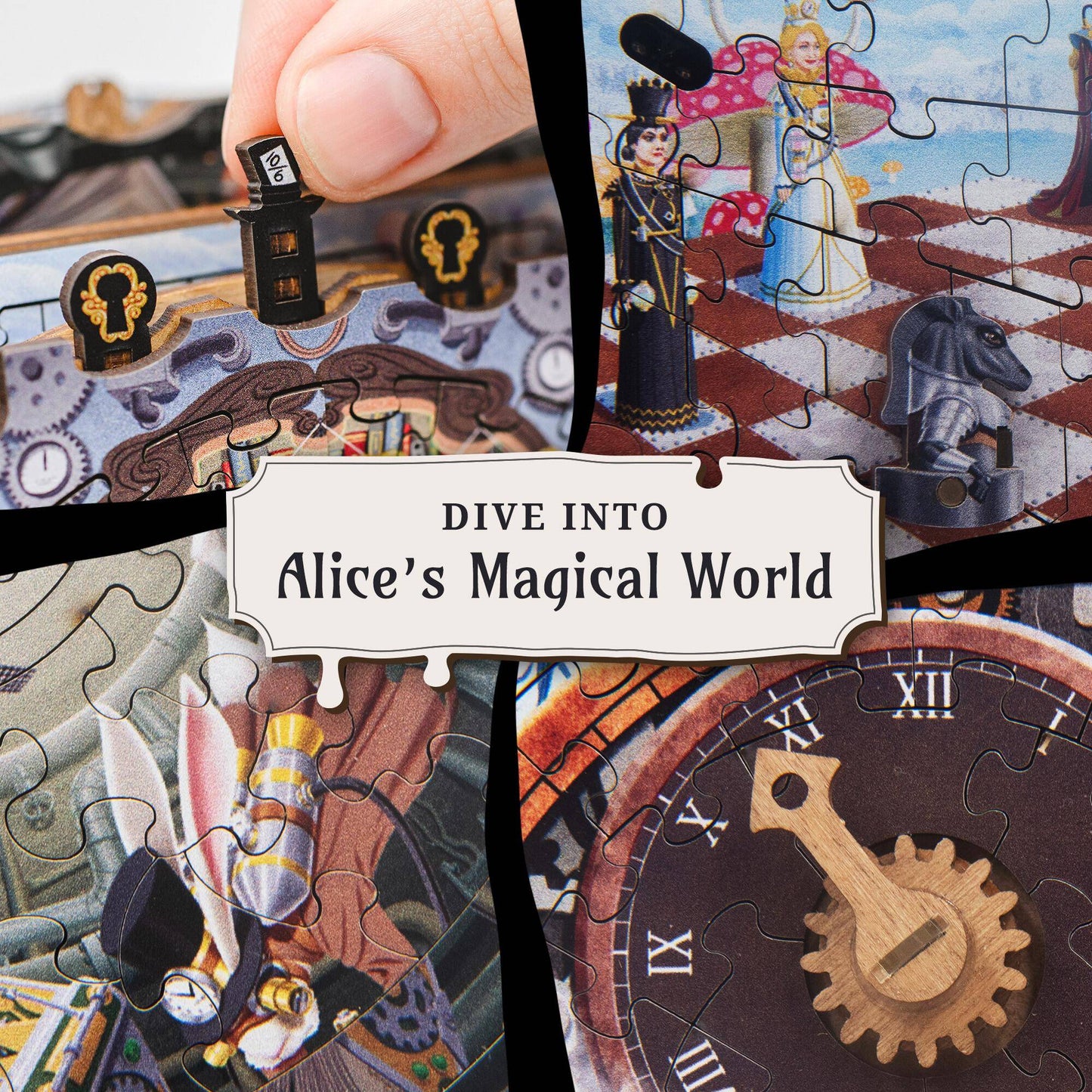 The Wonderbox of Alice - Cluepuzzle, deutsch