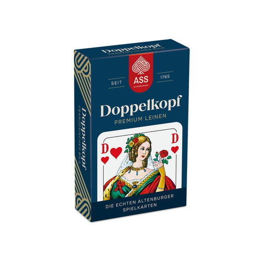 FSC Doppelkopf Leinen, französisches Bild, deutsch