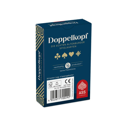 FSC Doppelkopf Leinen, französisches Bild, deutsch
