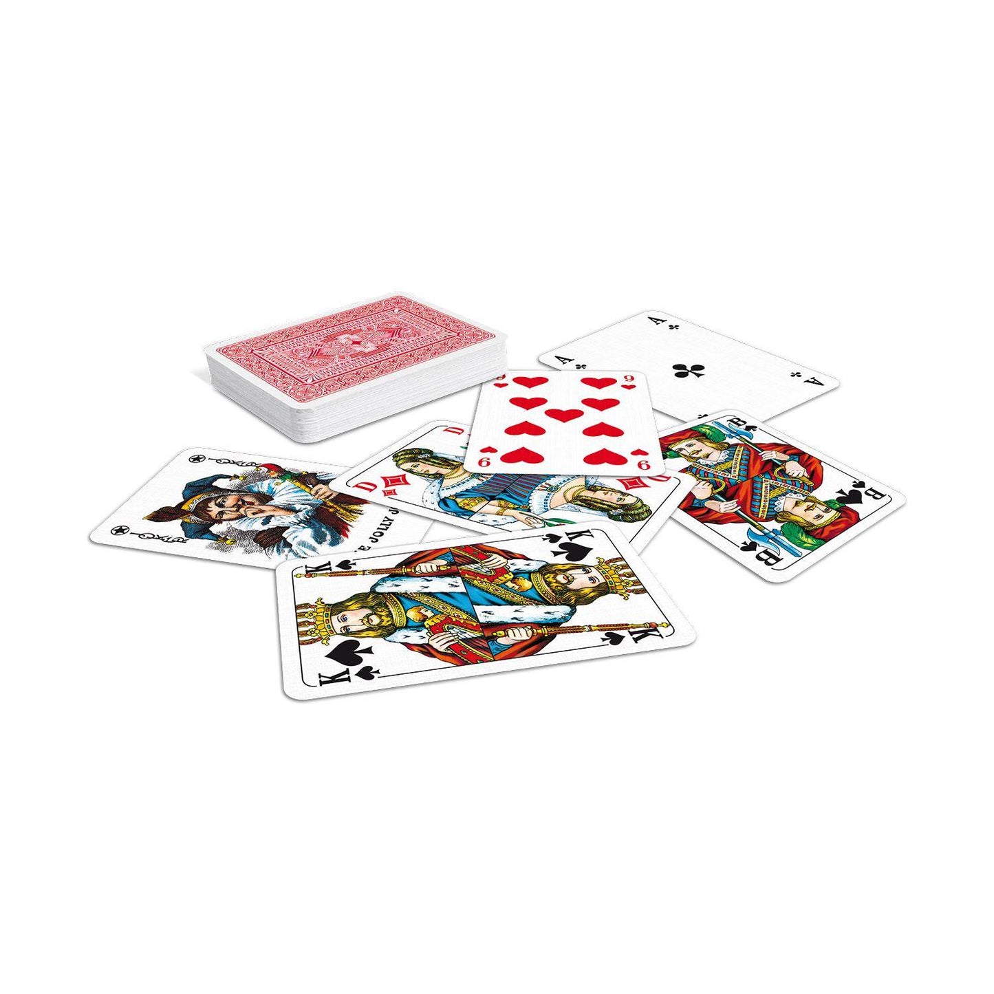 FSC Doppelkopf Leinen, französisches Bild, deutsch