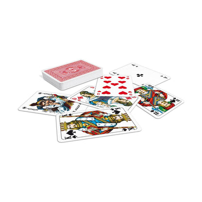 FSC Doppelkopf Leinen, französisches Bild, deutsch