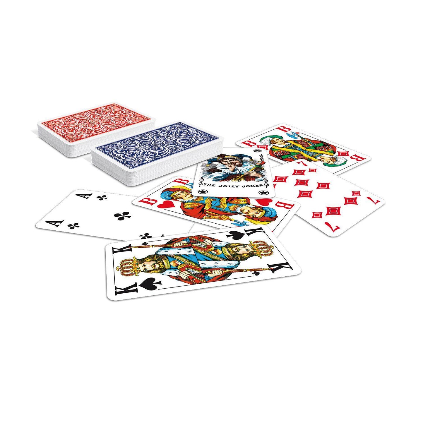 FSC Rommé mit großen Eckzeichen, französisches Bild, deutsch