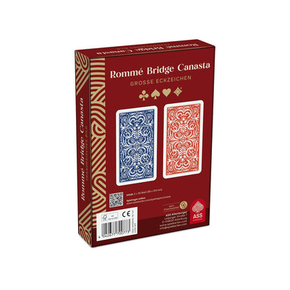 FSC Rommé mit großen Eckzeichen, französisches Bild, deutsch