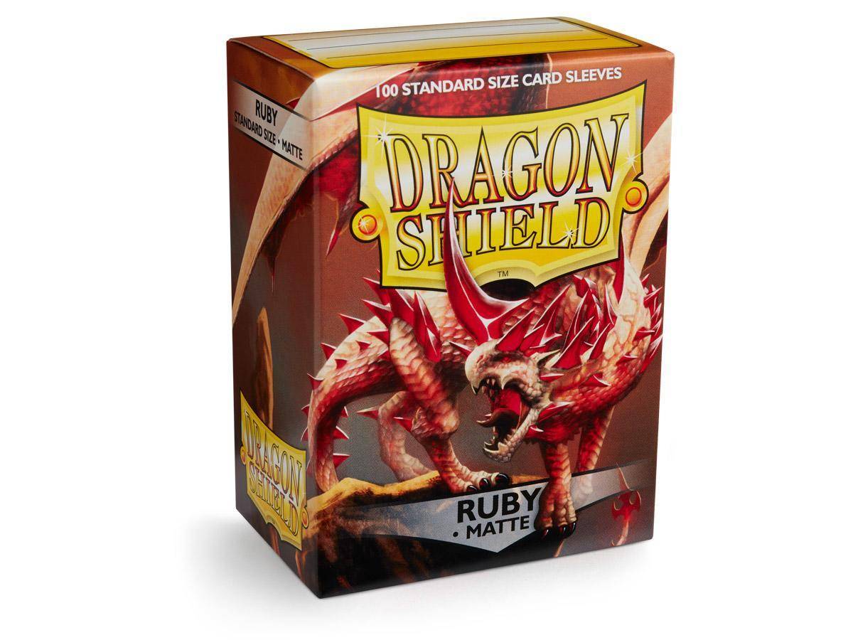 Dragon Shield: Matte – Ruby (100), englisch