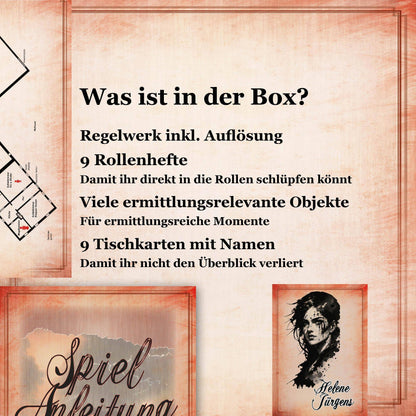 Nacht des Wahnsinns - Real Crime Dinner, deutsch