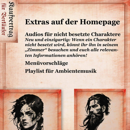 Nacht des Wahnsinns - Real Crime Dinner, deutsch