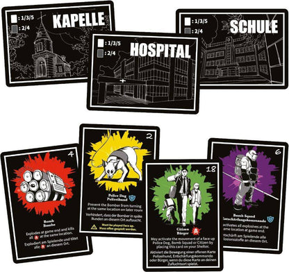 Catch the Bomber/ Schnappt den Bomber, deutsch