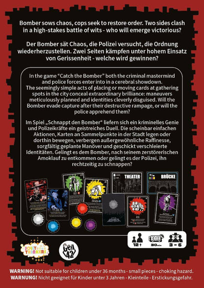 Catch the Bomber/ Schnappt den Bomber, deutsch