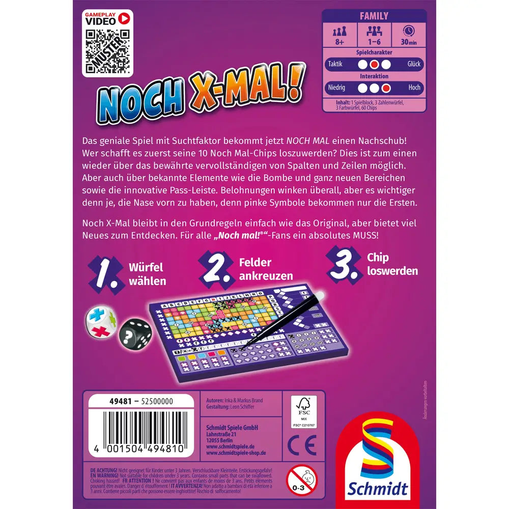 Noch X-Mal!, deutsch