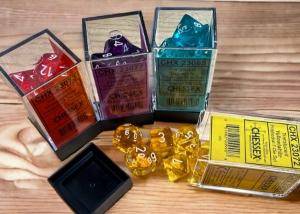 Mystery Würfelset: Translucent (7), sprachunabhängig