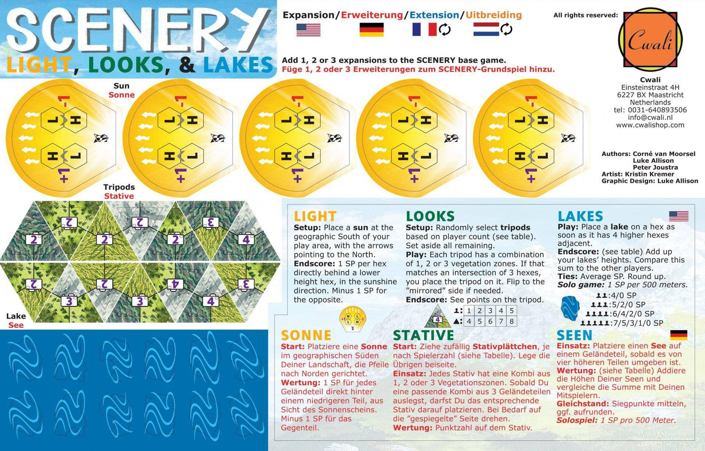 Light, Looks & Lakes - Scenery, deutsch (Erw.)