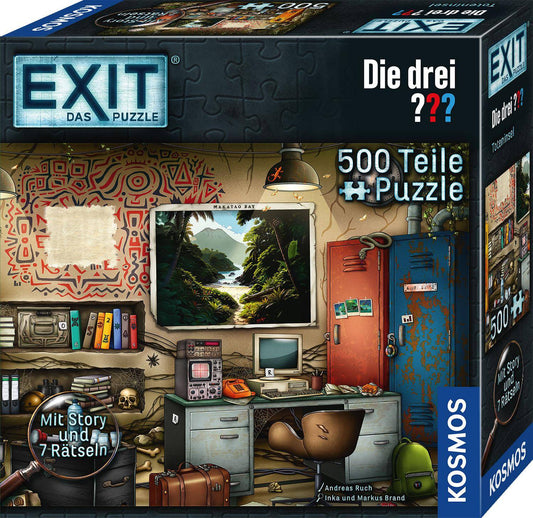 Die drei ??? Toteninsel - EXIT: Das Puzzle, deutsch