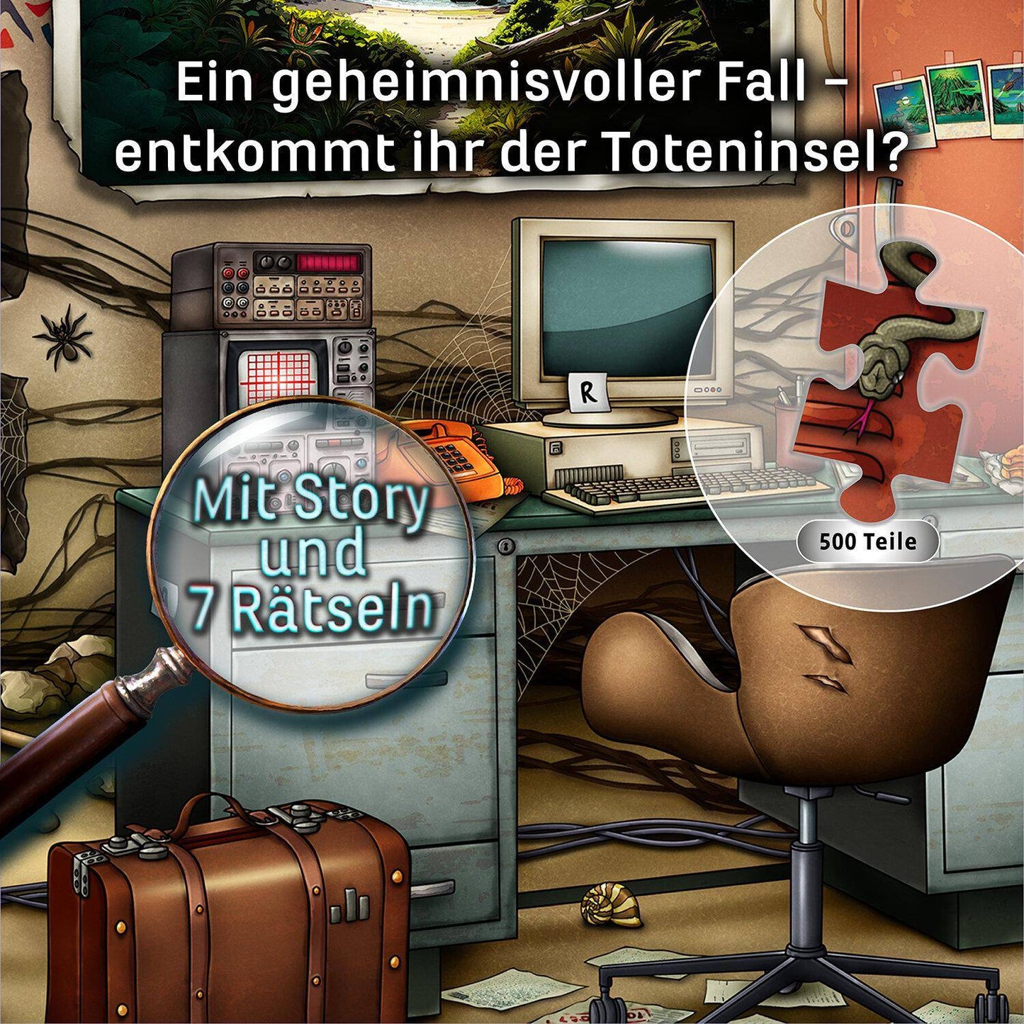 Die drei ??? Toteninsel - EXIT: Das Puzzle, deutsch