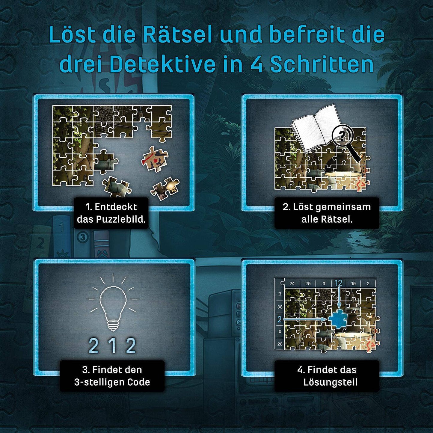 Die drei ??? Toteninsel - EXIT: Das Puzzle, deutsch