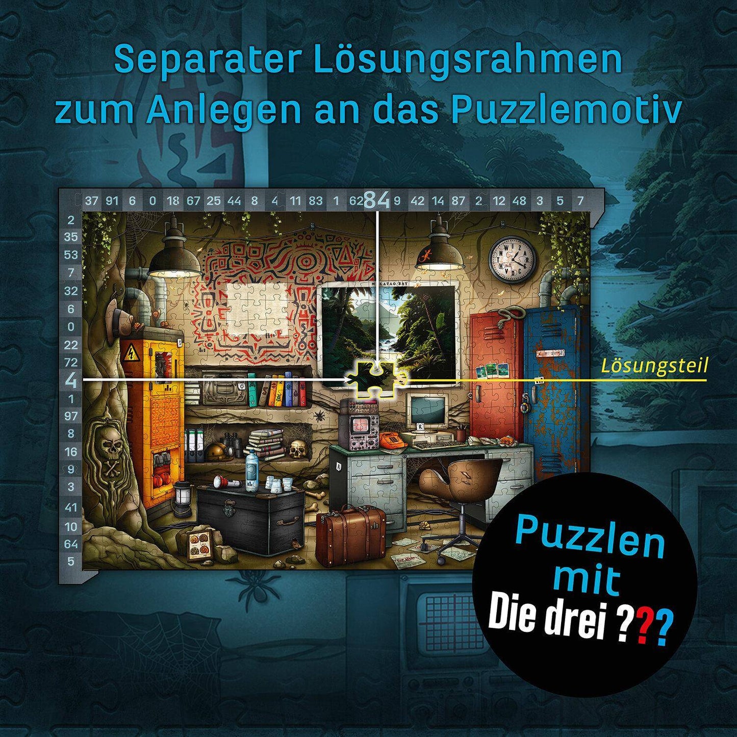 Die drei ??? Toteninsel - EXIT: Das Puzzle, deutsch