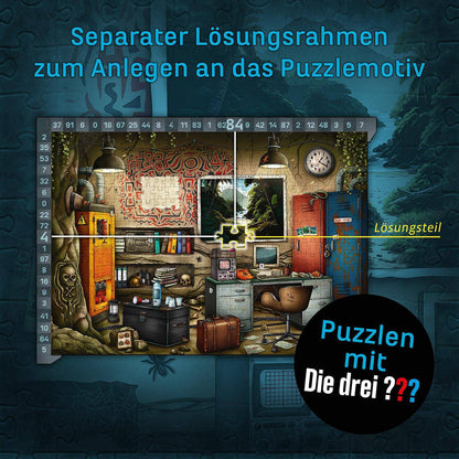 Die drei ??? Toteninsel - EXIT: Das Puzzle, deutsch