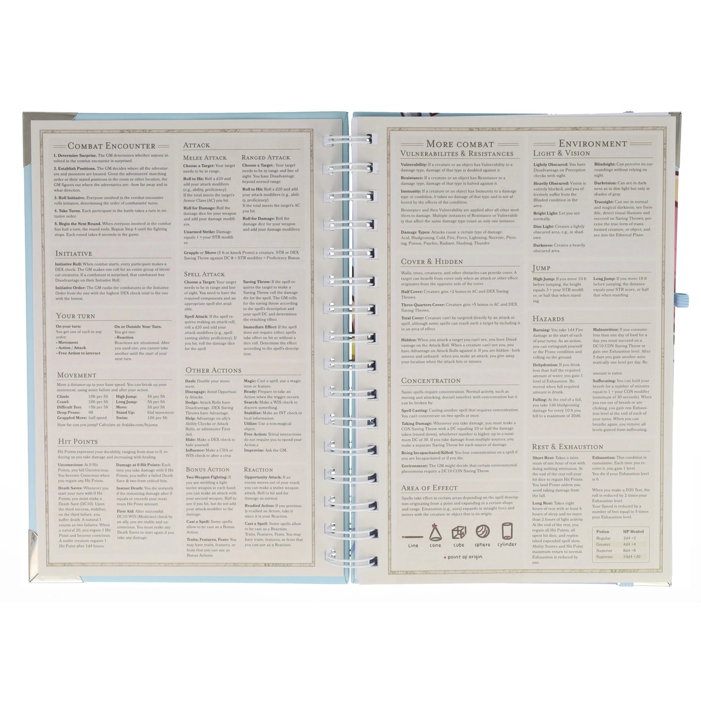 I Cast Fireball - Deluxe Notebook, sprachunabhängig / englisch