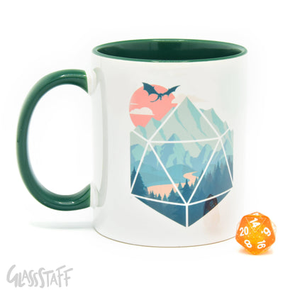 Ein W20-Ausblick - Geschenktasse, sprachunabhängig