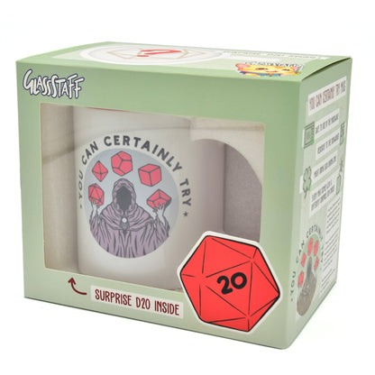 You Can Certainly Try - Geschenktasse, sprachunabhängig