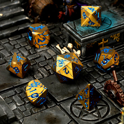 Sundered Spells - Metall-Würfelset RPG, -