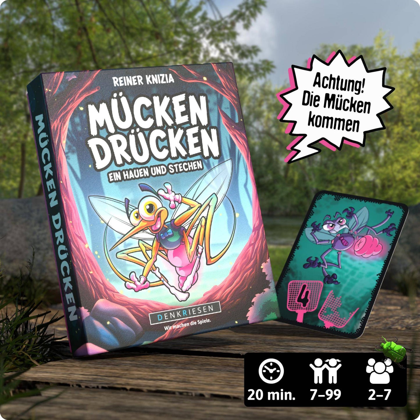 Mücken Drücken, deutsch