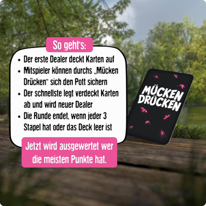 Mücken Drücken, deutsch