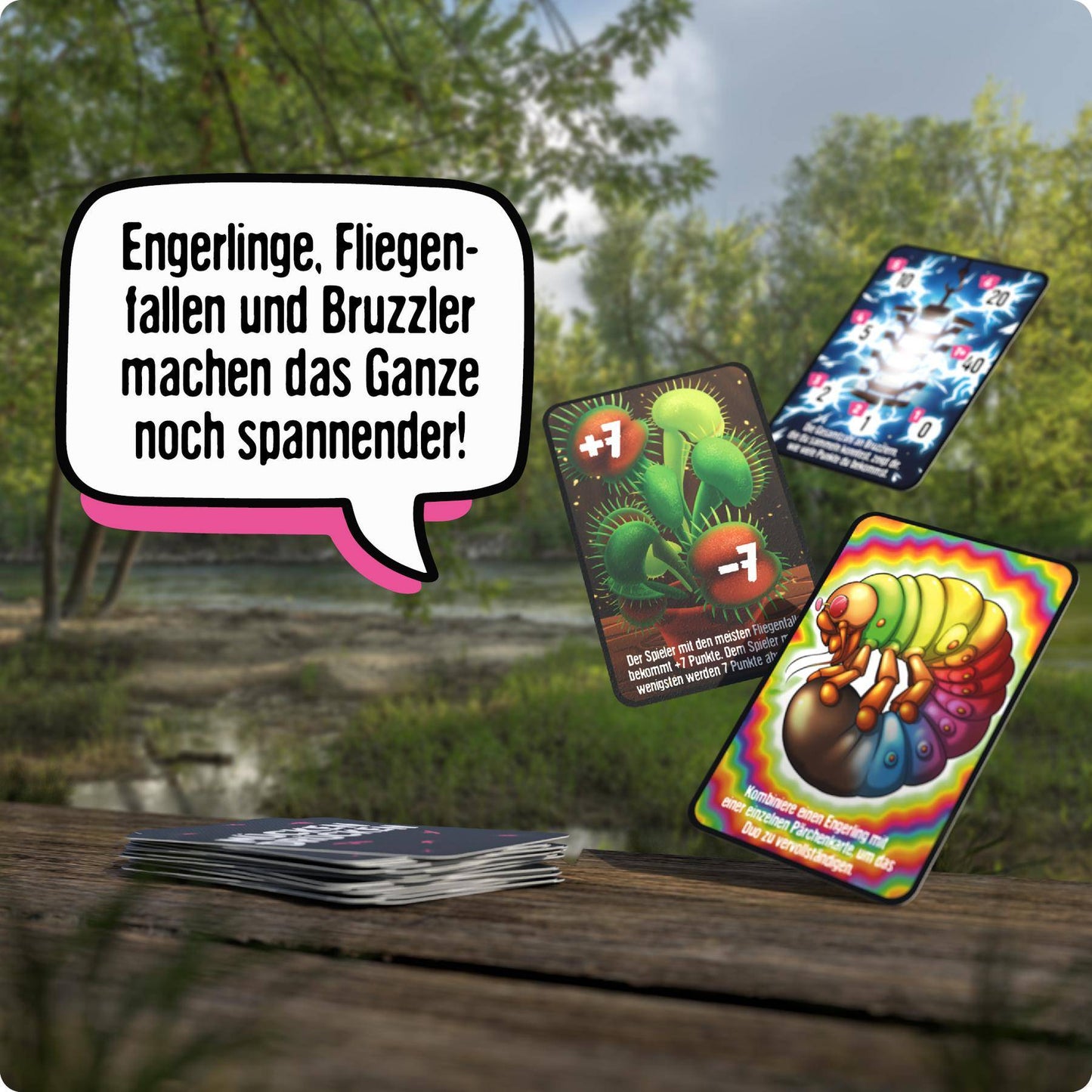 Mücken Drücken, deutsch