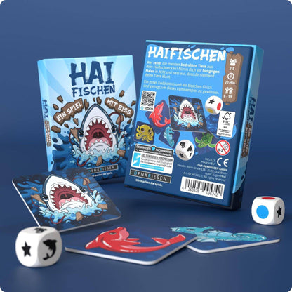 Haifischen, deutsch